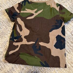 Ralph Lauren Kids Camo Tee - Green, Brown, Tan